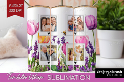 Wildflowers Photo Tumbler PNG - Summer Flowers Picture Wrap Product Image 1