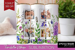 Wildflowers Photo Tumbler PNG - Summer Flowers Picture Wrap Product Image 1