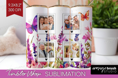 Wildflowers Photo Tumbler PNG - Summer Flowers Picture Wrap Product Image 1
