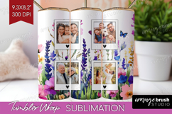 Wildflowers Photo Tumbler PNG - Summer Flowers Picture Wrap Product Image 1