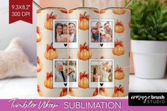 Pumpkun Photo Tumbler PNG - Fall Picture Tumbler Wrap Product Image 1