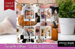 Pumpkun Photo Tumbler PNG - Fall Picture Tumbler Wrap Product Image 1