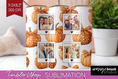 Pumpkun Photo Tumbler PNG - Fall Picture Tumbler Wrap Product Image 1