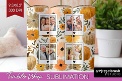 Pumpkun Photo Tumbler PNG - Fall Picture Tumbler Wrap Product Image 1