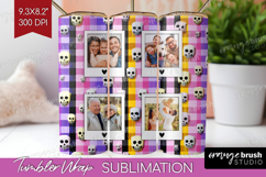 Halloween Photo Tumbler PNG - Spooky Picture Tumbler Wrap Product Image 1