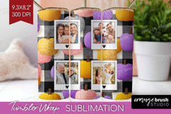 Halloween Photo Tumbler PNG - Spooky Picture Tumbler Wrap Product Image 1