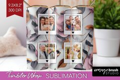 Rose Photo Tumbler PNG - Floral Picture Tumbler Wrap Product Image 1