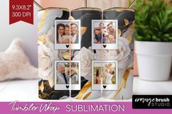 Rose Photo Tumbler PNG - Floral Picture Tumbler Wrap Product Image 1