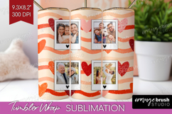 Heart Pattern Photo Tumbler PNG - Valentines Day Picture Product Image 1