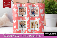 Heart Pattern Photo Tumbler PNG - Valentines Day Picture Product Image 1