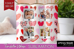 Heart Pattern Photo Tumbler PNG - Valentines Day Picture Product Image 1