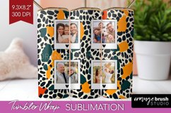 Leopard Print Photo Tumbler PNG - Animal Pattern Picture Product Image 1
