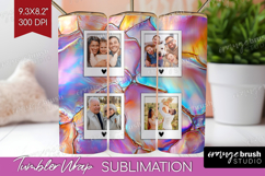 Pearl Photo Tumbler PNG - Pearl Texture Picture Tumbler Wrap Product Image 1
