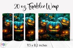 Halloween Creepy Pumpkins Tumbler Wrap Bundle Product Image 6