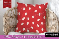 Abstract Fruit Pillow Sublimation - Tutti Frutti Pillow PNG Product Image 1