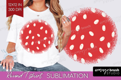 Abstract Fruit Round Tshirt Background - Tutti Frutti PNG Product Image 1