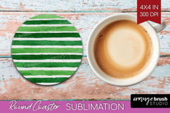 Abstract Fruit Round Coaster - Tutti Frutti Coaster PNG Product Image 1