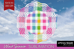 Abstract Fruit Wind Spinner Sublimation PNG - Tutti Frutti Product Image 1