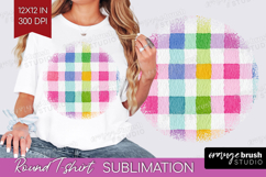 Abstract Fruit Round Tshirt Background - Tutti Frutti PNG Product Image 1