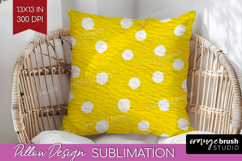 Abstract Fruit Pillow Sublimation - Tutti Frutti Pillow PNG Product Image 1