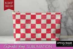 Abstract Fruit Cosmetic Bag - Tutti Frutti Makeup Bag PNG Product Image 1