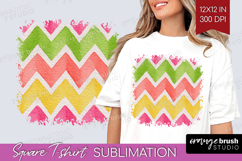 Abstract Fruit Square Tshirt Background - Tutti Frutti PNG Product Image 1
