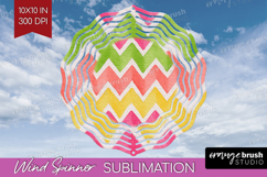 Abstract Fruit Wind Spinner Sublimation PNG - Tutti Frutti Product Image 1