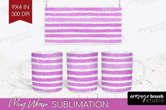Abstract Fruit Mug Wrap - Tutti Frutti Mug PNG Sublimation Product Image 1