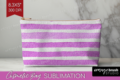Abstract Fruit Cosmetic Bag - Tutti Frutti Makeup Bag PNG Product Image 1