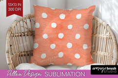 Abstract Fruit Pillow Sublimation - Tutti Frutti Pillow PNG Product Image 1