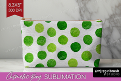 Abstract Fruit Cosmetic Bag - Tutti Frutti Makeup Bag PNG Product Image 1