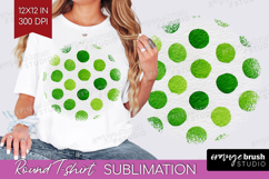 Abstract Fruit Round Tshirt Background - Tutti Frutti PNG Product Image 1