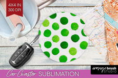 Abstract Fruit Car Coaster - Tutti Frutti Coaster PNG Product Image 1