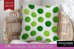 Abstract Fruit Pillow Sublimation - Tutti Frutti Pillow PNG Product Image 1