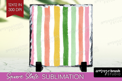 Abstract Fruit Slate PNG - Tutti Frutti Square Slate Product Image 1