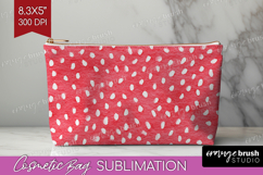 Abstract Fruit Cosmetic Bag - Tutti Frutti Makeup Bag PNG Product Image 1