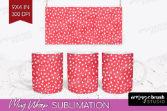 Abstract Fruit Mug Wrap - Tutti Frutti Mug PNG Sublimation Product Image 1