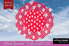 Abstract Fruit Wind Spinner Sublimation PNG - Tutti Frutti Product Image 1