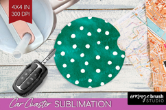 Abstract Fruit Car Coaster - Tutti Frutti Coaster PNG Product Image 1