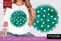 Abstract Fruit Round Tshirt Background - Tutti Frutti PNG Product Image 1