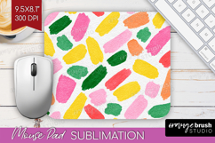 Abstract Fruit Mouse Pad Sublimation - Tutti Frutti Mousepad Product Image 1