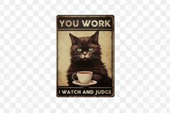 Vintage Black Cat Sublimation Clipart Product Image 3