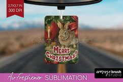 Vintage Christmas Air Freshener PNG - Xmas Car Freshener Product Image 1