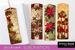 Vintage Christmas Bookmark - Retro Christmas Bookmarks PNG Product Image 1