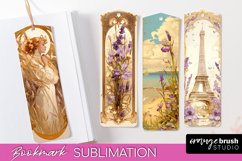 Vintage Scrapbook Bookmark Sublimation - Ephemera Bookmarks Product Image 1