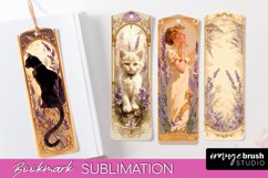Vintage Scrapbook Bookmark Sublimation - Ephemera Bookmarks Product Image 1