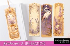 Vintage Scrapbook Bookmark Sublimation - Ephemera Bookmarks Product Image 1
