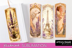 Vintage Scrapbook Bookmark Sublimation - Ephemera Bookmarks Product Image 1