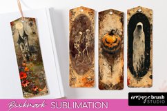 Vintage Halloween Bookmark - Printable Scrapbook Bookmarks Product Image 1