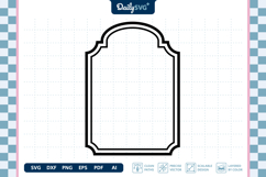 Vintage Label Frame SVG Product Image 1